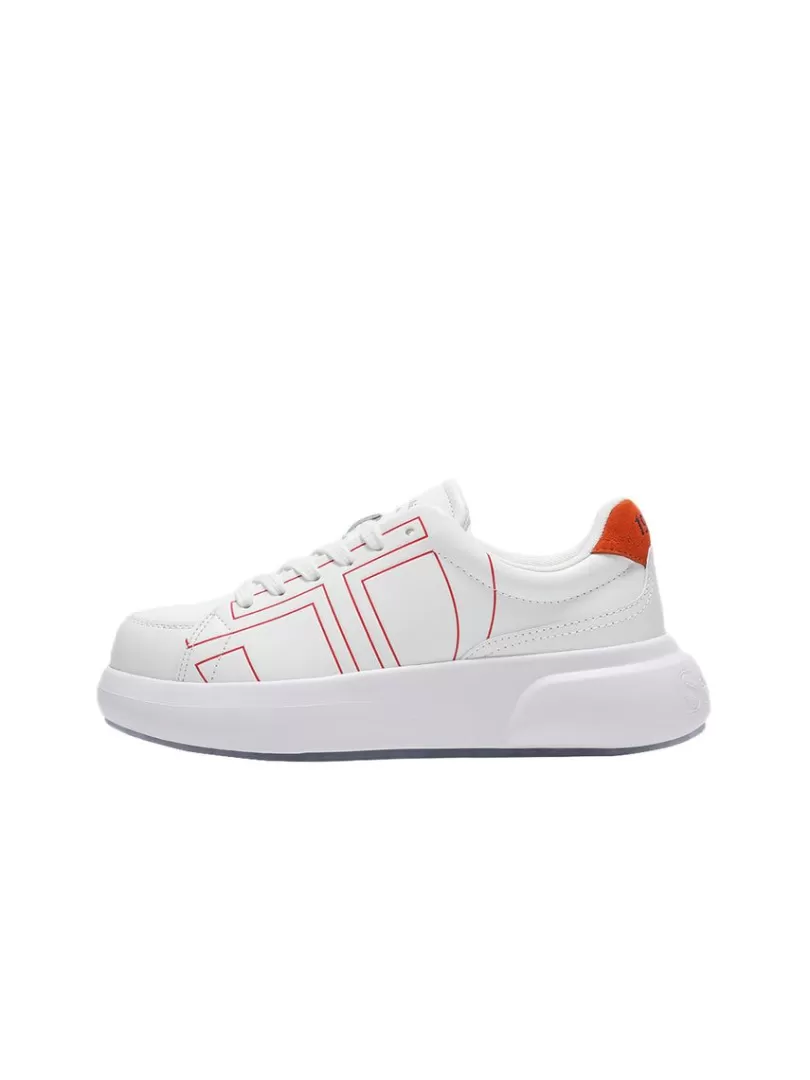 Sergio Tacchini View All>1966 Court Sneaker- White/ Adrenaline Rush