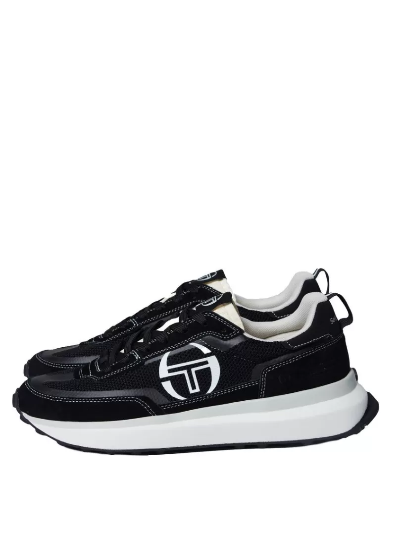 Sergio Tacchini View All>70'S Racer Sneaker- Raven/ Antique White/ December Sky