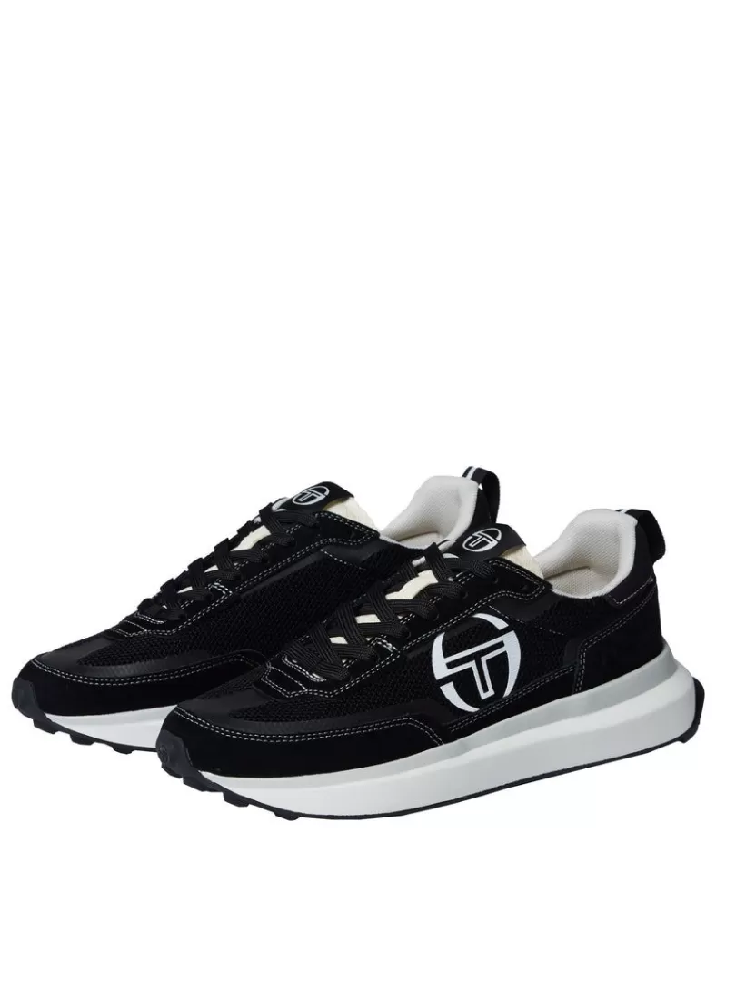 Sergio Tacchini View All>70'S Racer Sneaker- Raven/ Antique White/ December Sky