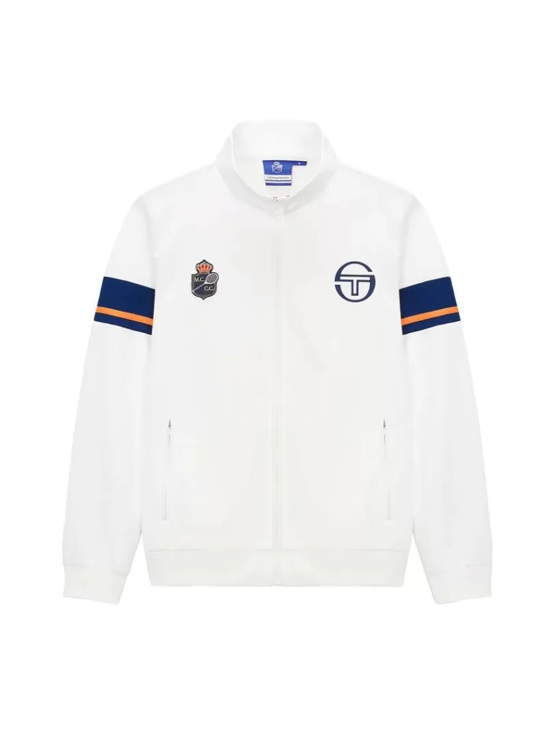 Sergio Tacchini Jackets>Ace Staff Track Jacket- Off White