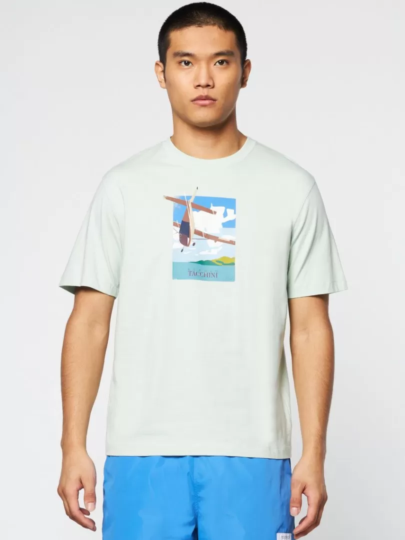 Sergio Tacchini Matching Separates>Aereo T-Shirt- Surf Spray