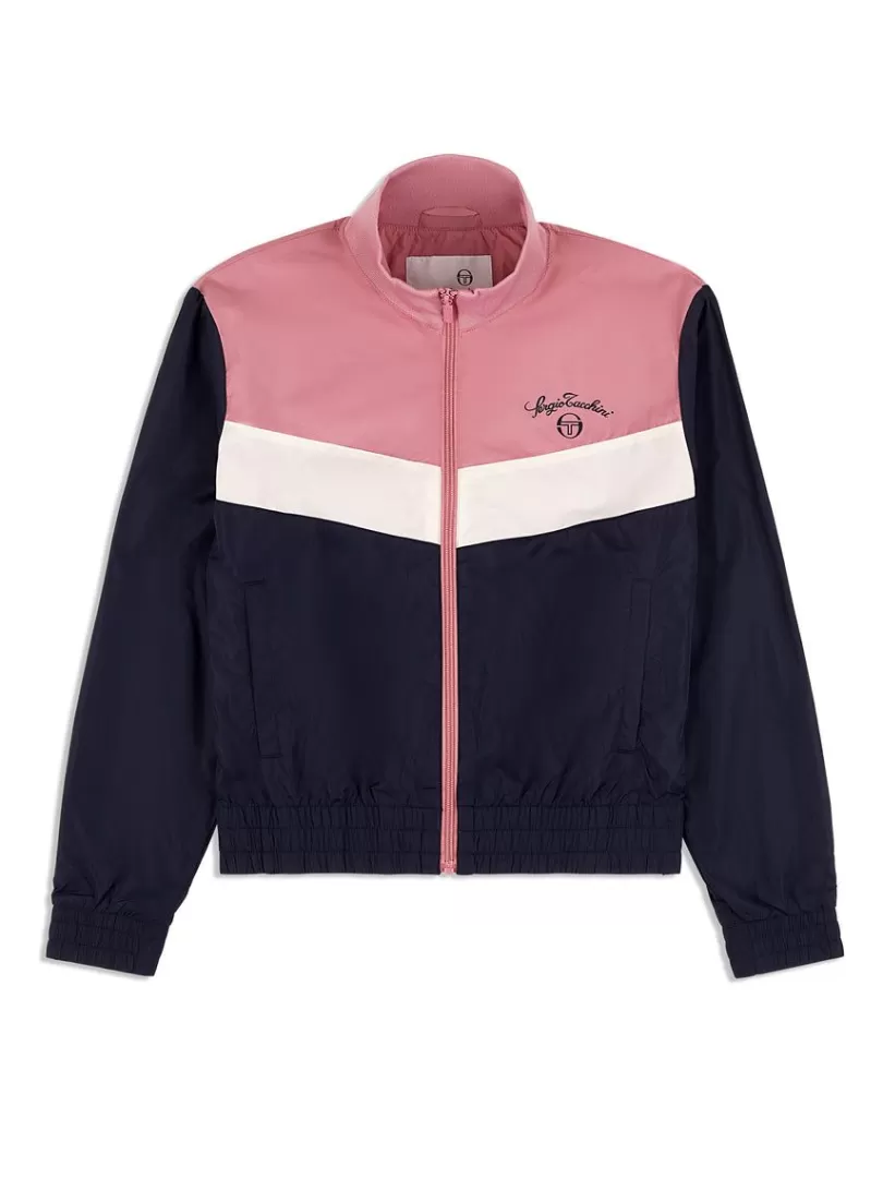 Sergio Tacchini Nylon>Ancona Windbreaker- Wild Rose