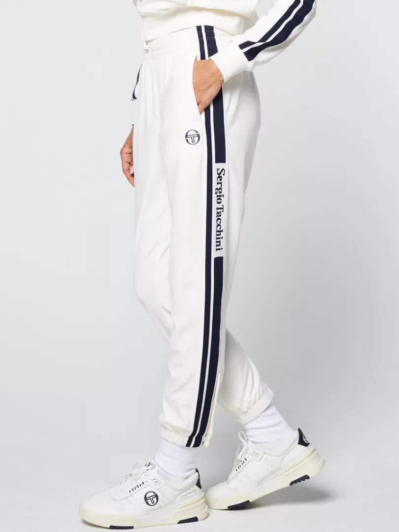 Sergio Tacchini Velour>Atri Velour Track Pant- Gardenia