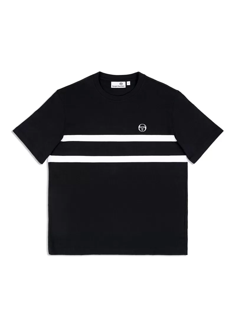 Sergio Tacchini Matching Separates>Banda T-Shirt- Black Beauty