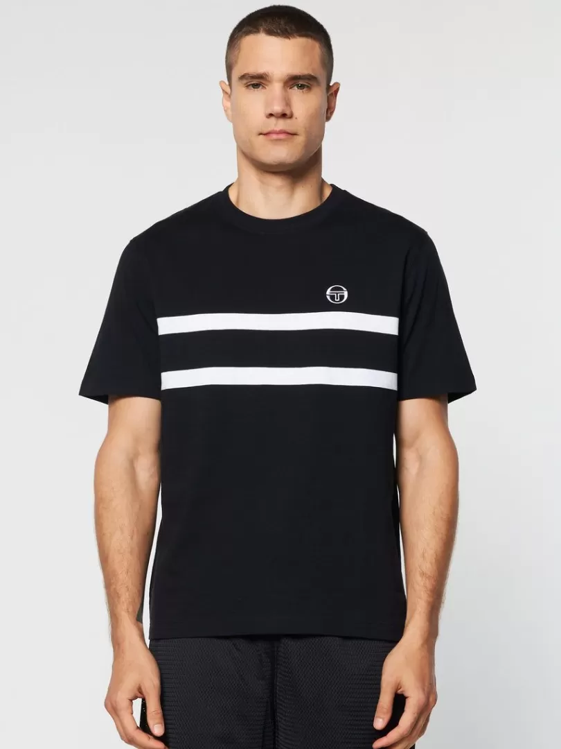 Sergio Tacchini Matching Separates>Banda T-Shirt- Black Beauty