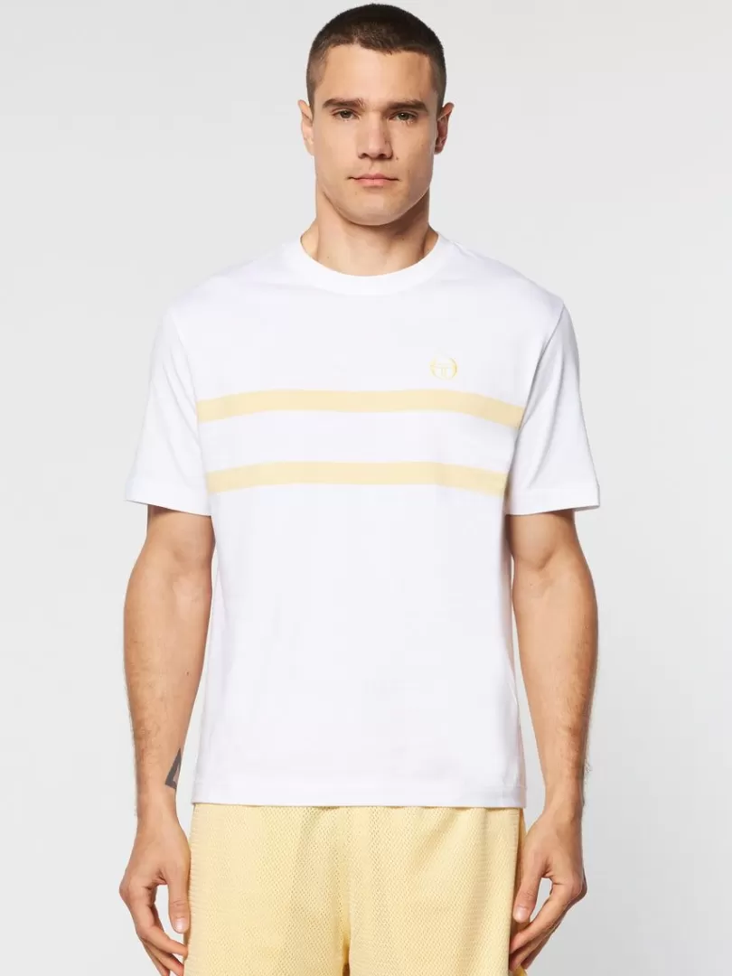 Sergio Tacchini T-Shirts>Banda T-Shirt- Golden Haze