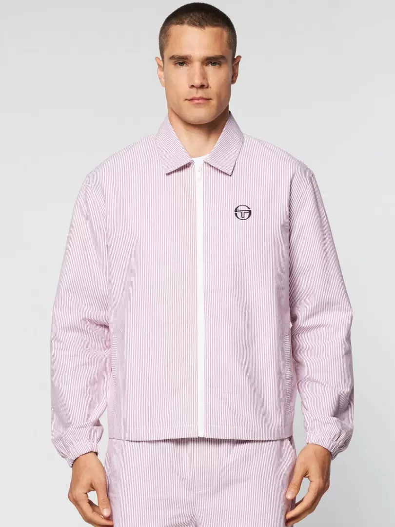 Sergio Tacchini Matching Separates>Benvolio Oxford Jacket- Wild Rose