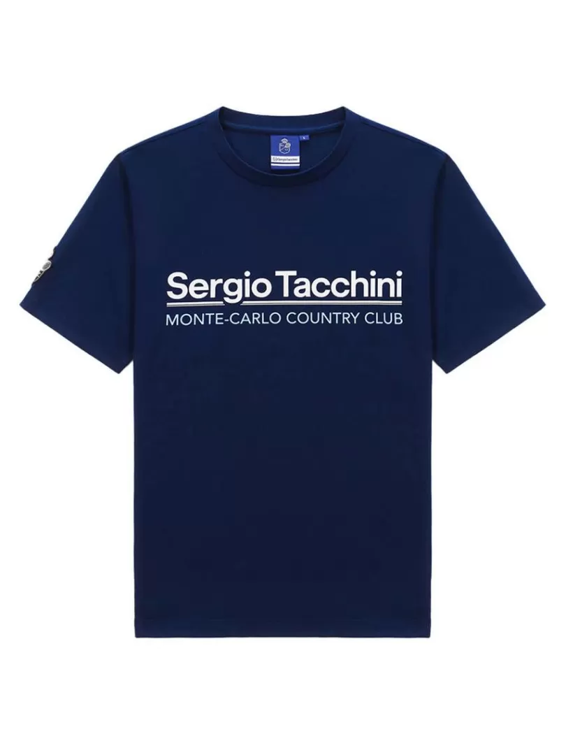 Sergio Tacchini T-Shirts>Bimane Mch T-Shirt- Navy