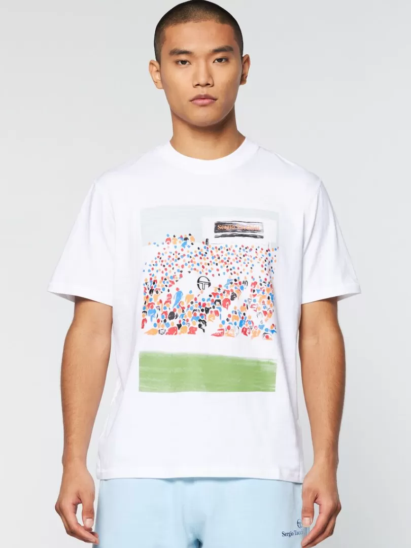 Sergio Tacchini T-Shirts>Carson T-Shirt- White