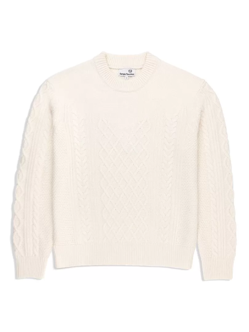 Sergio Tacchini Knitwear>Cave Sweater- Gardenia