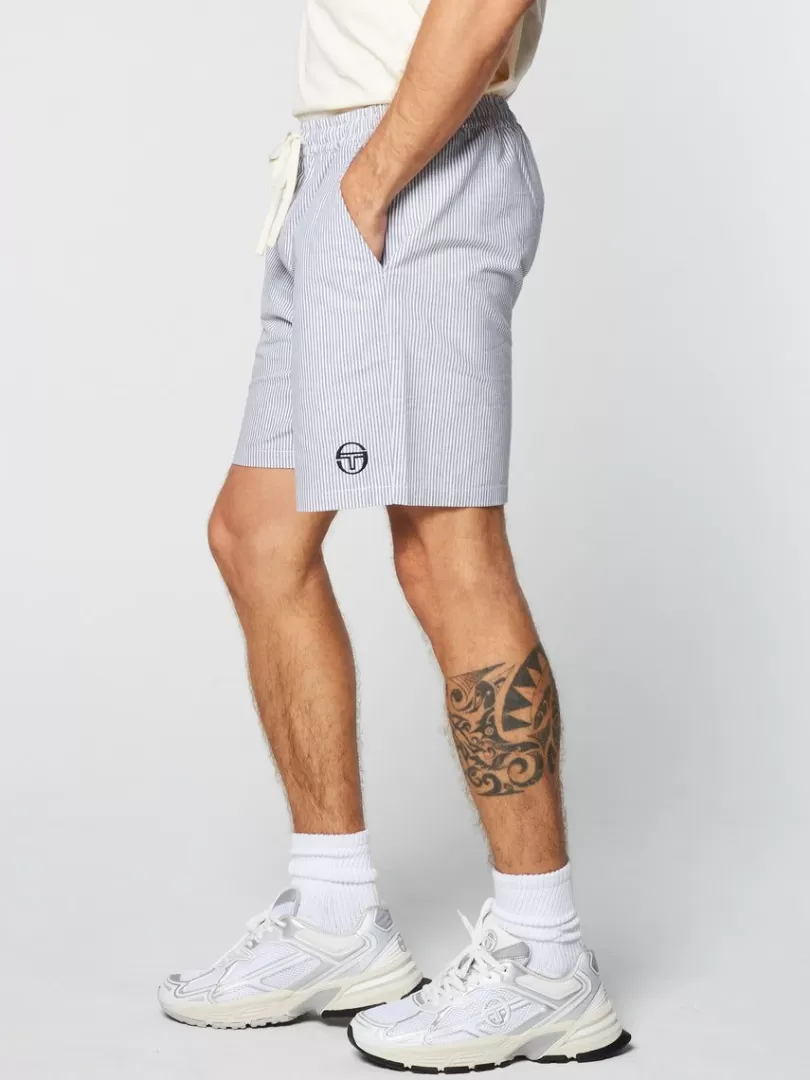 Sergio Tacchini Matching Separates>Cosimo Oxford Shorts- Maritime Blue