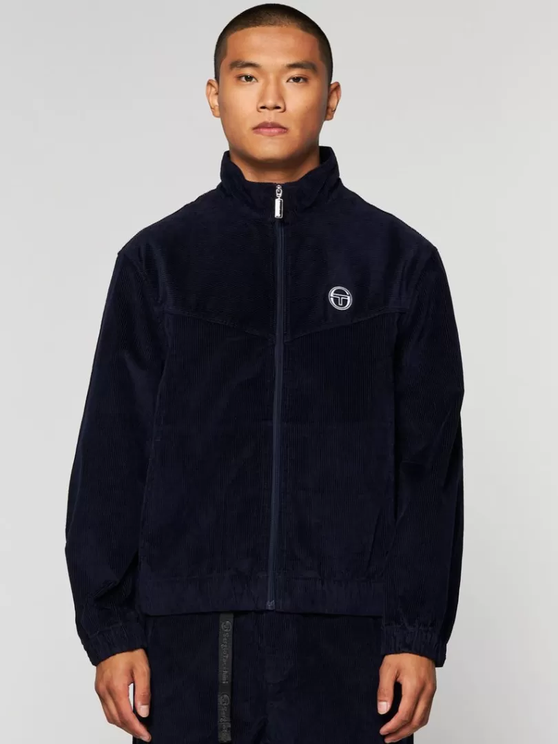 Sergio Tacchini Jackets>Coste Zip-Up Jacket- Maritime Blue