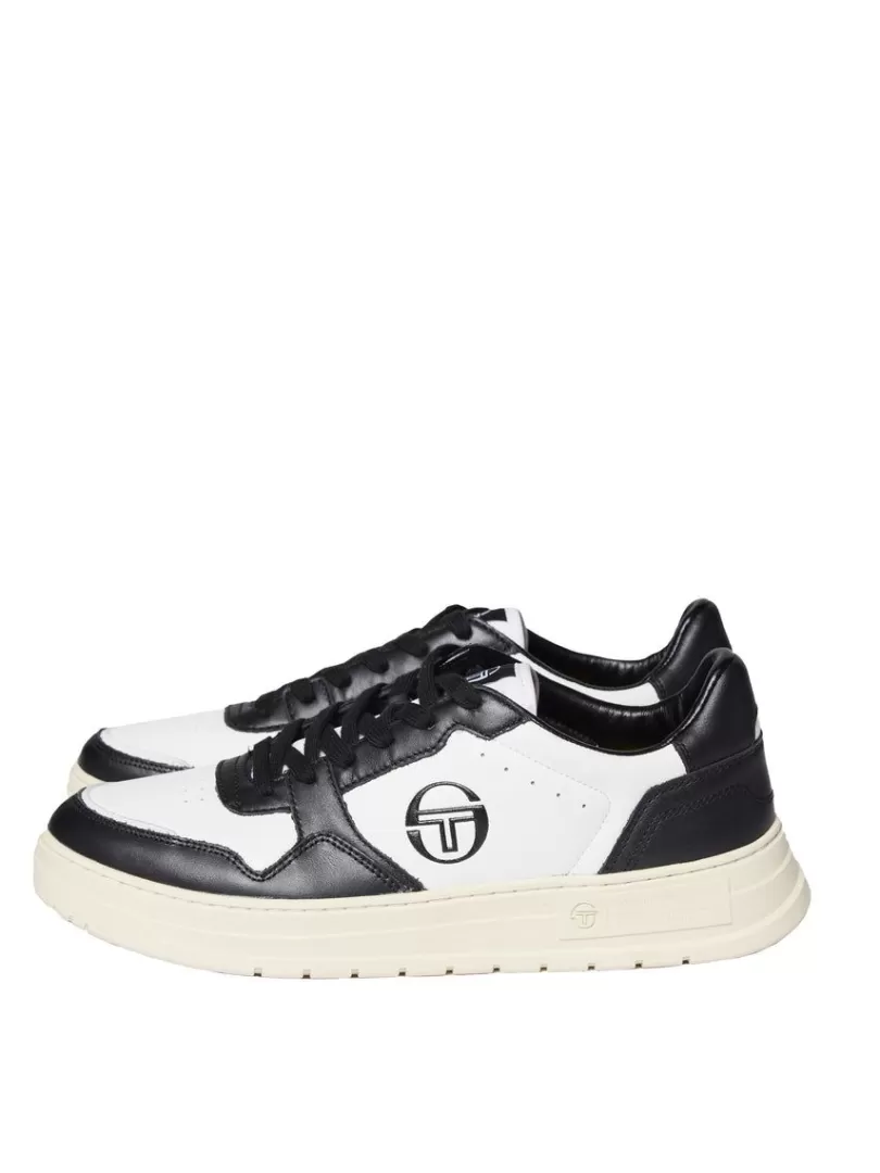 Sergio Tacchini View All>Court Classic Mp Sneaker- Antique White/ Seedpearl/ Raven