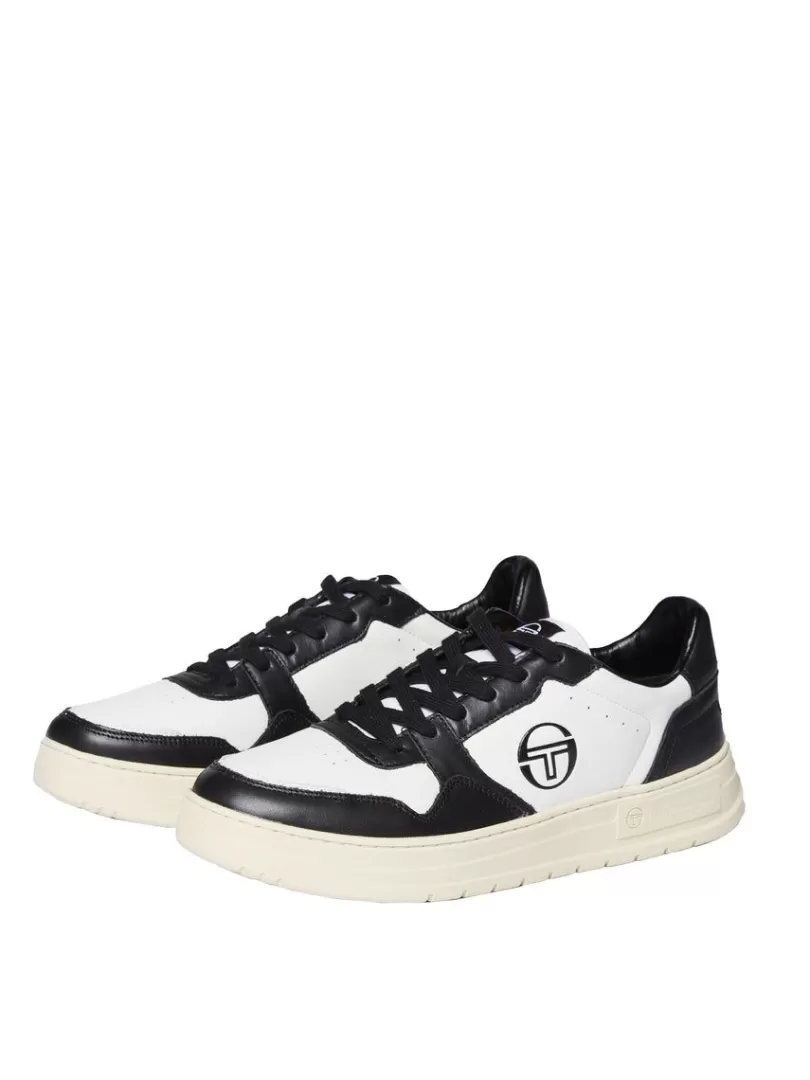 Sergio Tacchini View All>Court Classic Mp Sneaker- Antique White/ Seedpearl/ Raven