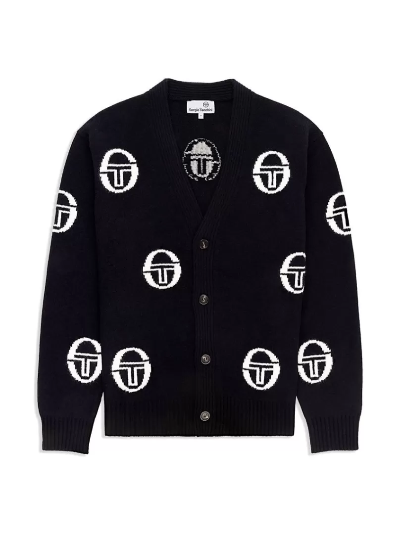 Sergio Tacchini Knitwear>Cucire Cardigan- Maritime Blue