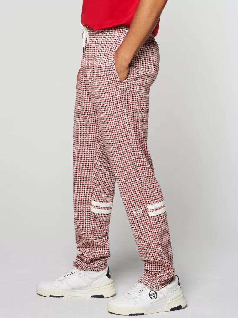 Sergio Tacchini Pants And Sweatpants>Dallas Houndstooth Track Pant- Poinciana