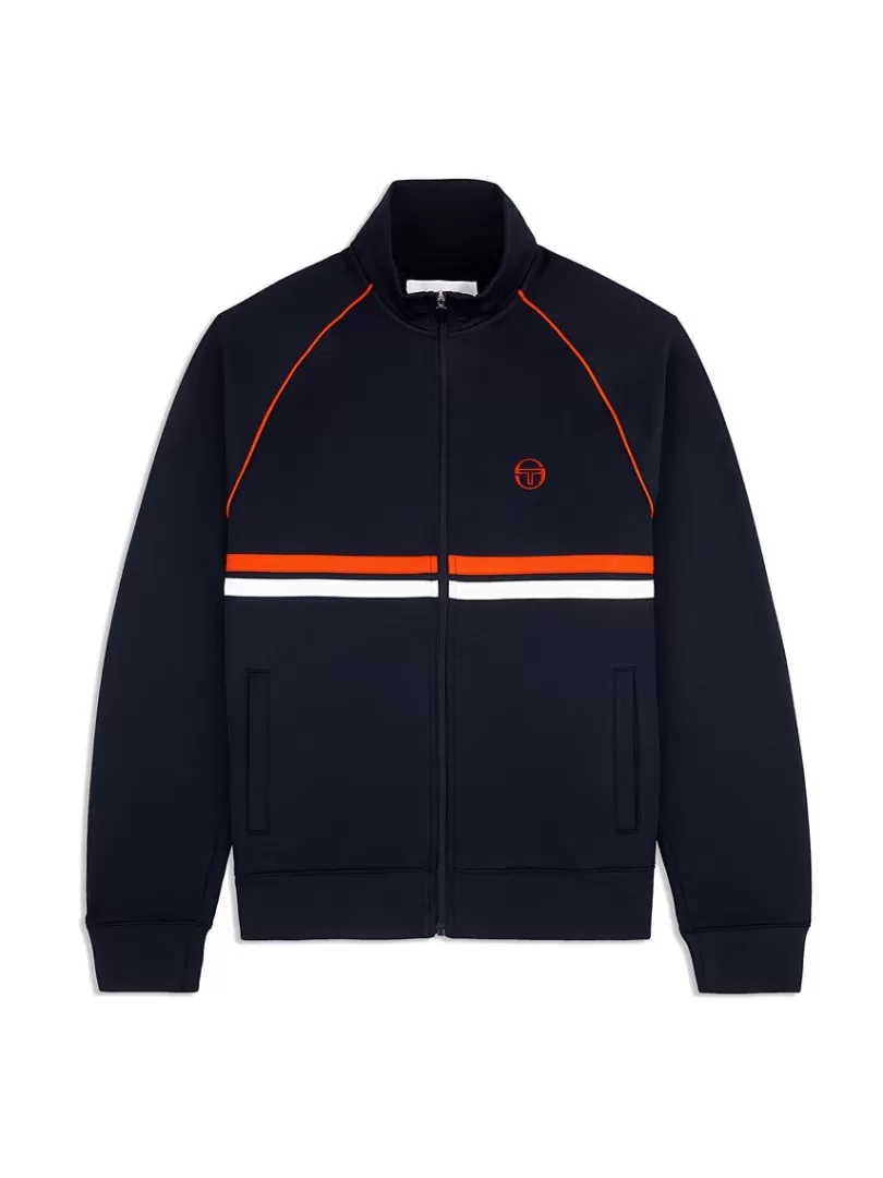 Sergio Tacchini Jackets>Dallas Track Jacket- Maritime Blue