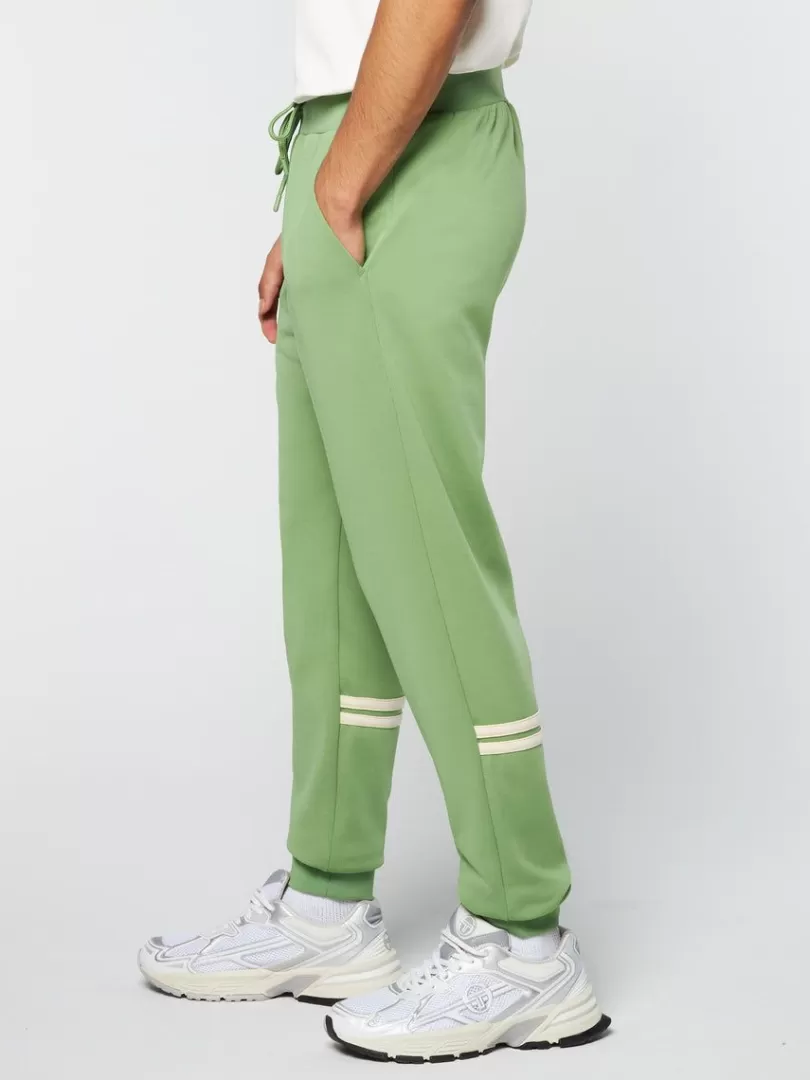 Sergio Tacchini Pants And Sweatpants>Dallas Track Pant Archivio- Jade Green/ Pearl Ivory