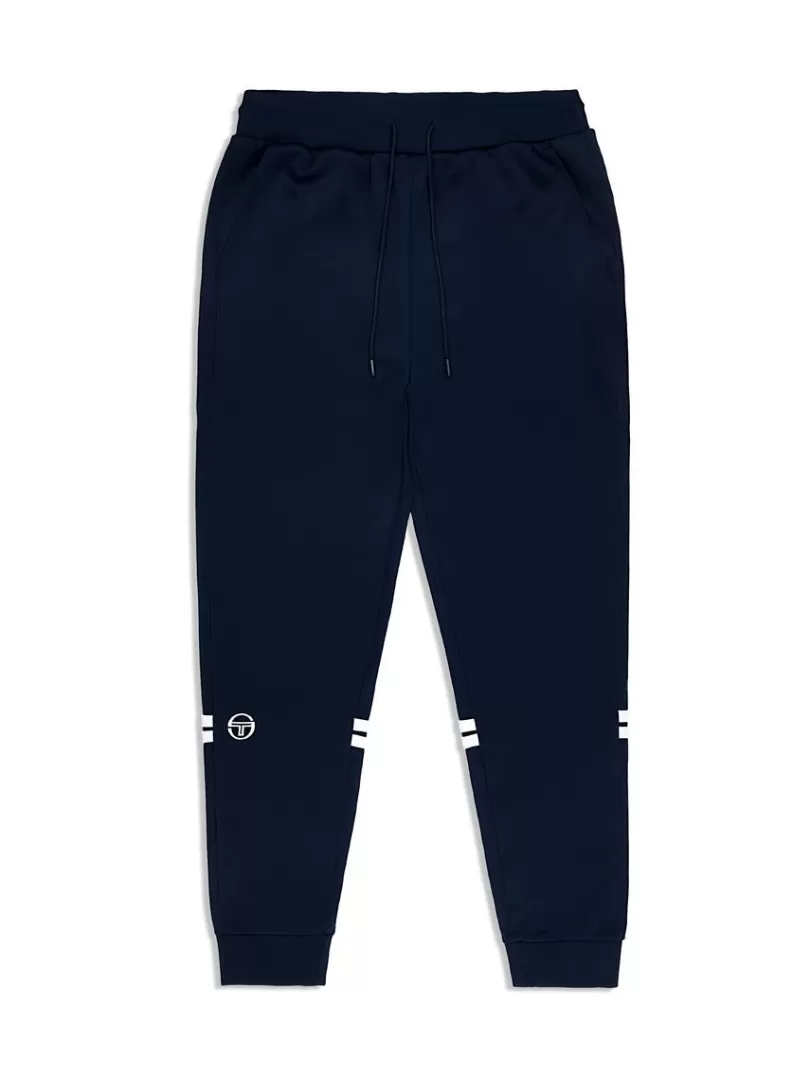 Sergio Tacchini Pants And Sweatpants>Dallas Track Pant Archivio- Maritime Blue/ White