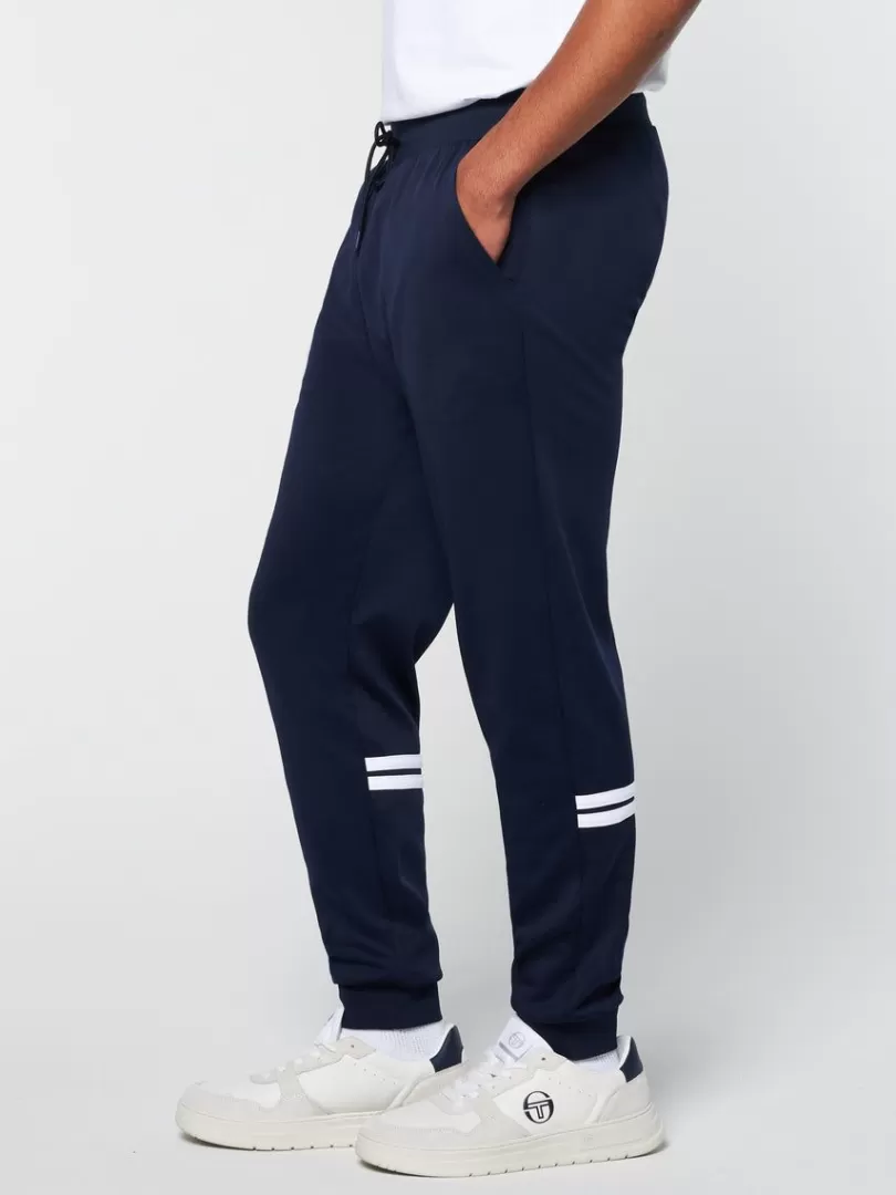 Sergio Tacchini Pants And Sweatpants>Dallas Track Pant Archivio- Maritime Blue/ White