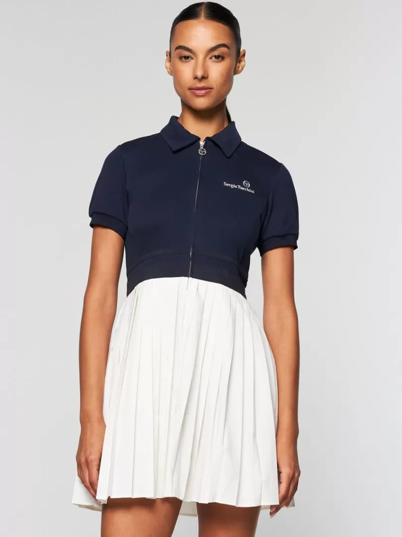 Sergio Tacchini Dresses>Damarindo Dress- Maritime Blue/ White