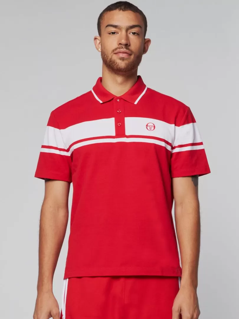 Sergio Tacchini Polos>Damarindo Polo- Adrenaline Rush/ White