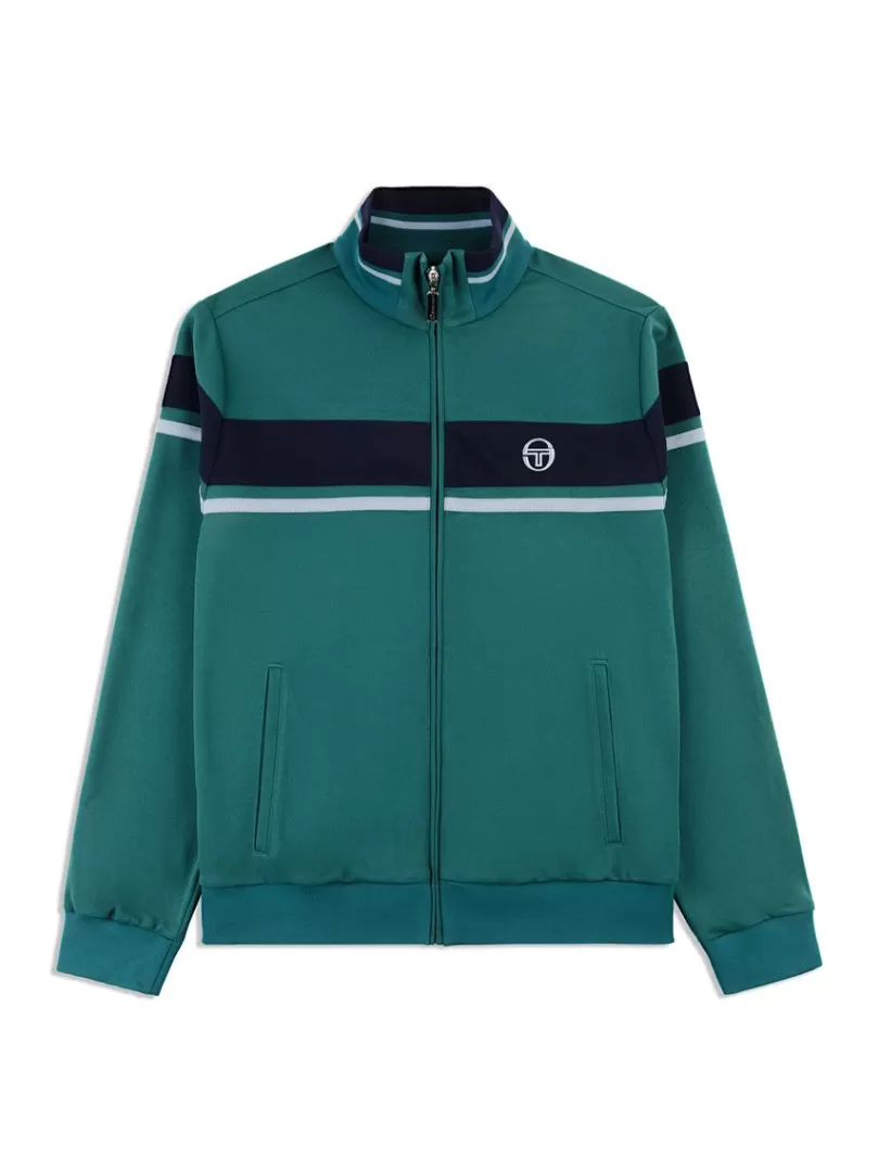 Sergio Tacchini Tracksuits>Damarindo Track Jacket- Pacific