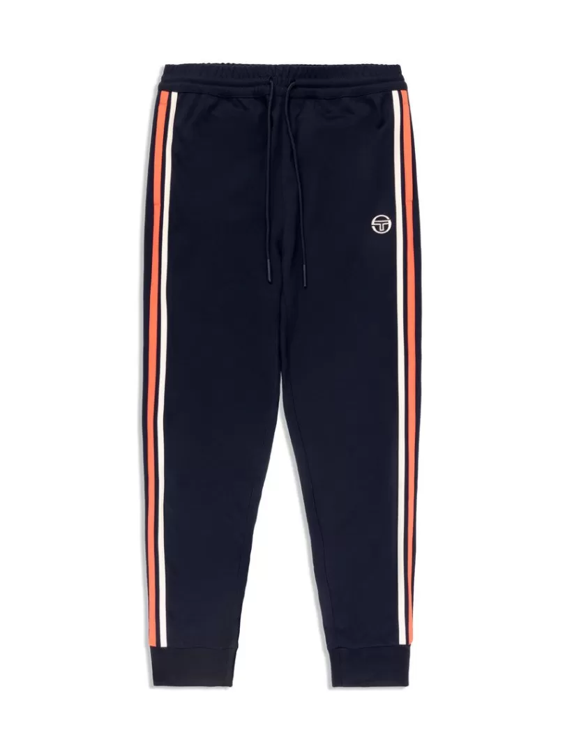 Sergio Tacchini Pants And Sweatpants>Damarindo Track Pant Archivio- Gardenia/ Maritime Blue