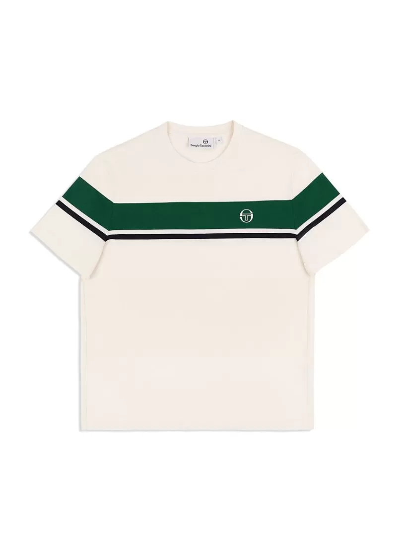 Sergio Tacchini The Essentials>Damarindo T-Shirt Archivio- Gardenia