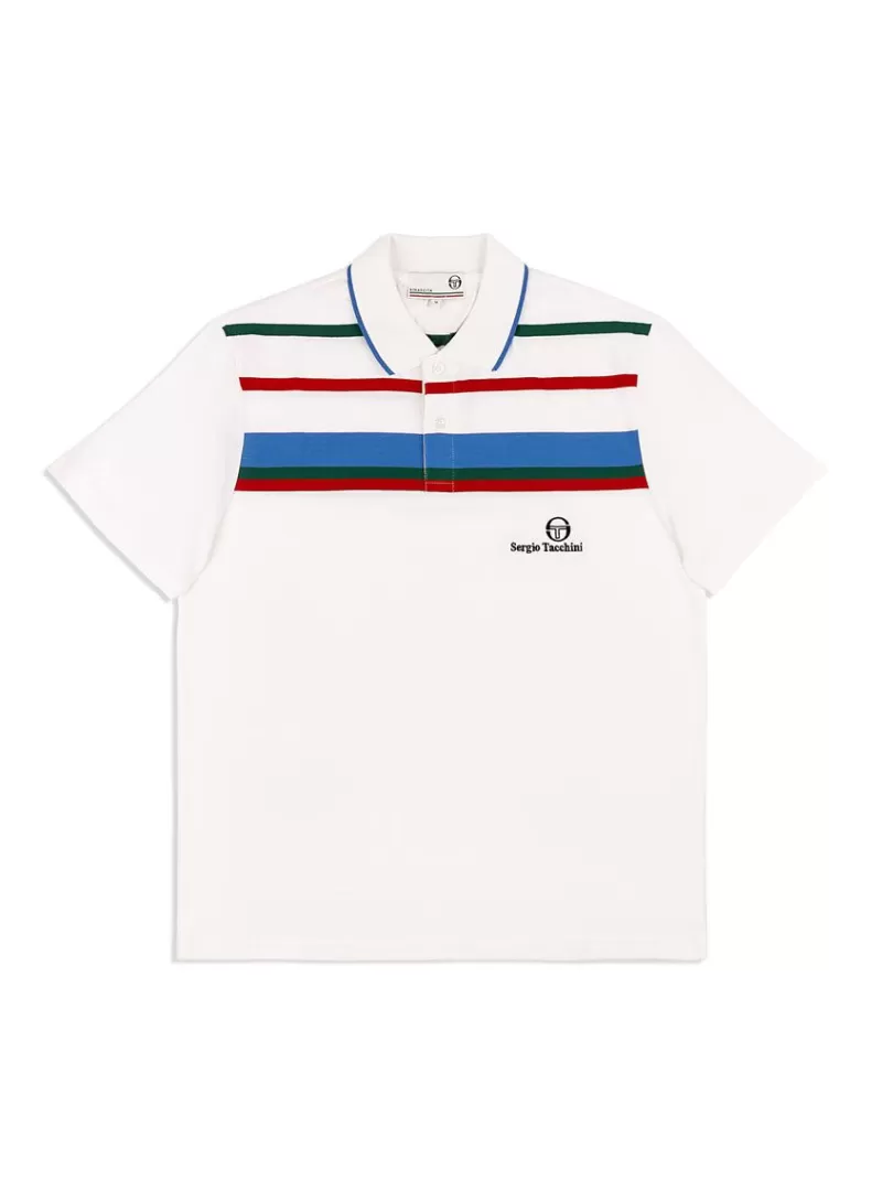 Sergio Tacchini Polos>Denver Polo- White