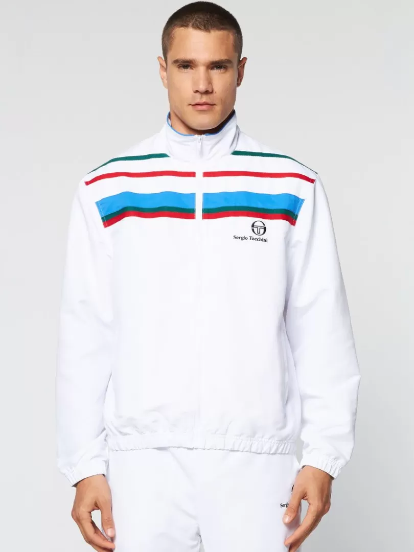 Sergio Tacchini Jackets>Denver Track Jacket- White