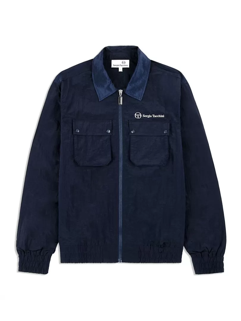 Sergio Tacchini View All>Devonte Track Jacket- Maritime Blue