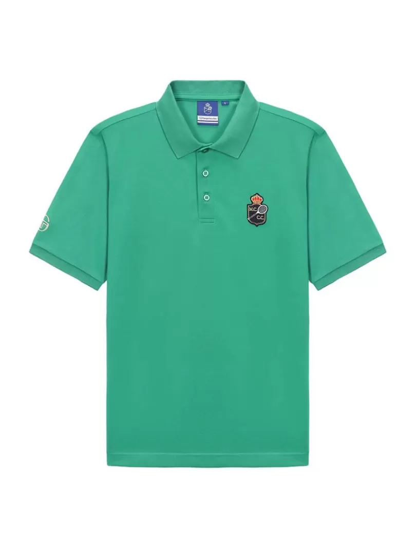 Sergio Tacchini Polos>Doubles Mch Polo- Green