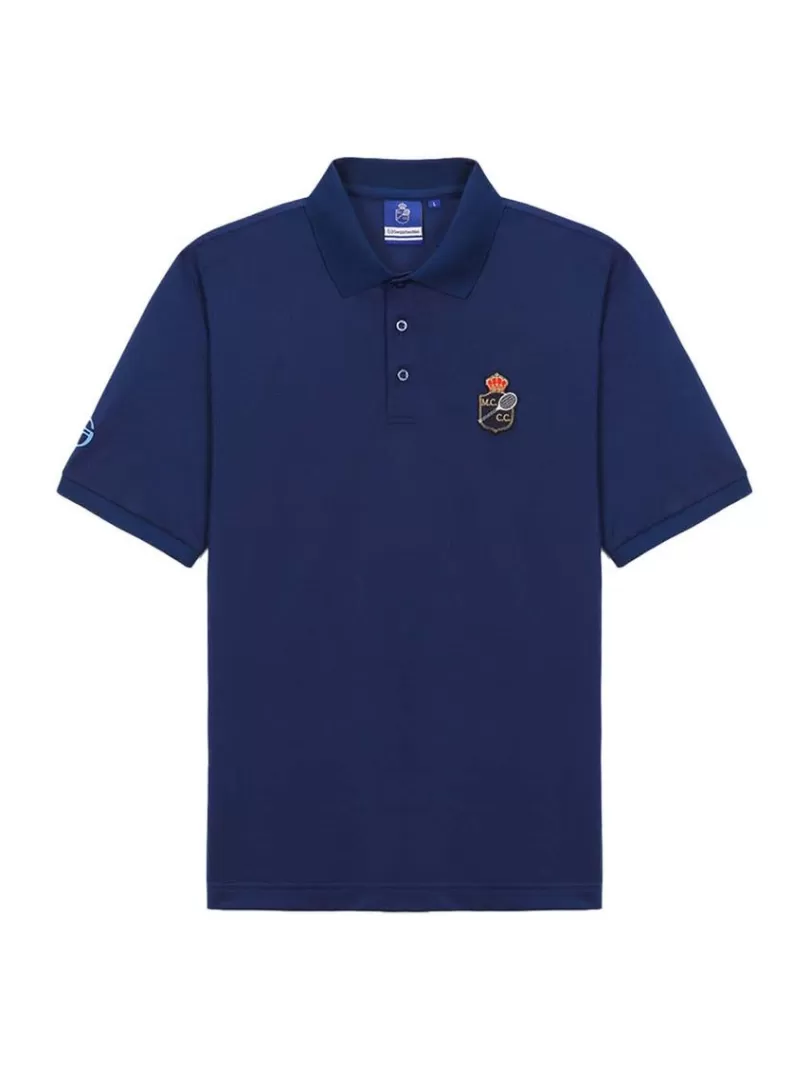 Sergio Tacchini Polos>Doubles Mch Polo- Navy