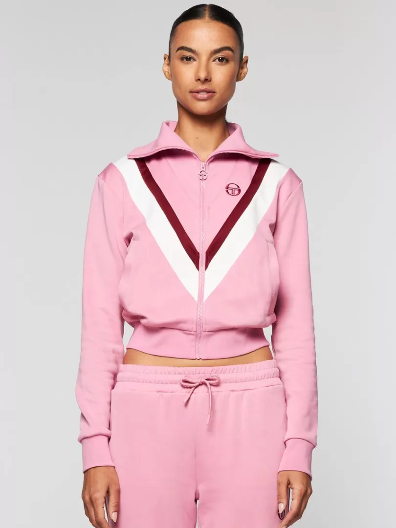 Sergio Tacchini For The Court>Federica Knit Zip Track Jacket- Polignac