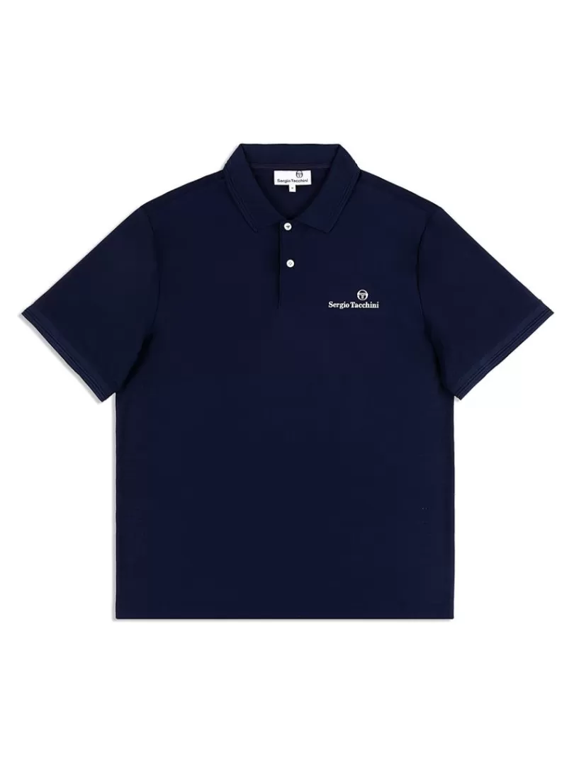 Sergio Tacchini Polos>Foro Polo- Maritime Blue