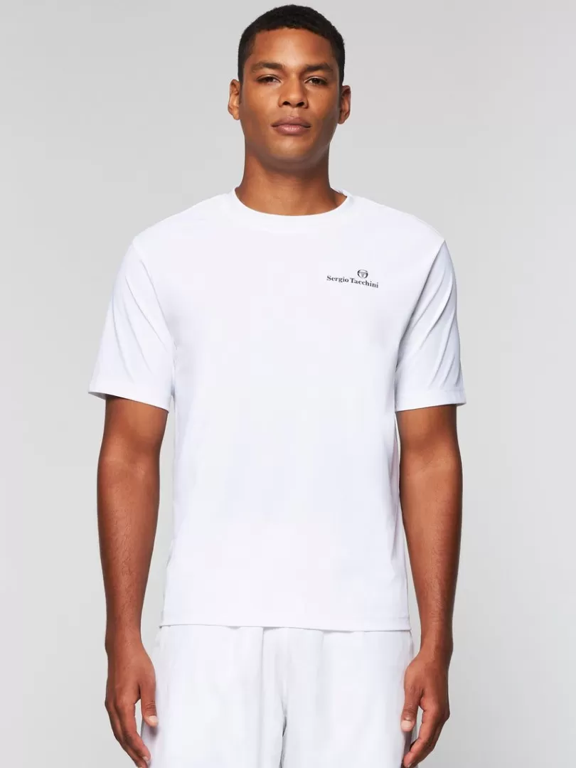 Sergio Tacchini The Essentials>Foro T-Shirt- Brilliant White