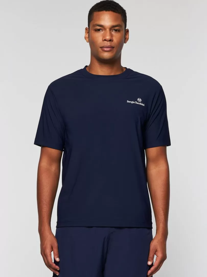 Sergio Tacchini The Essentials>Foro T-Shirt- Maritime Blue