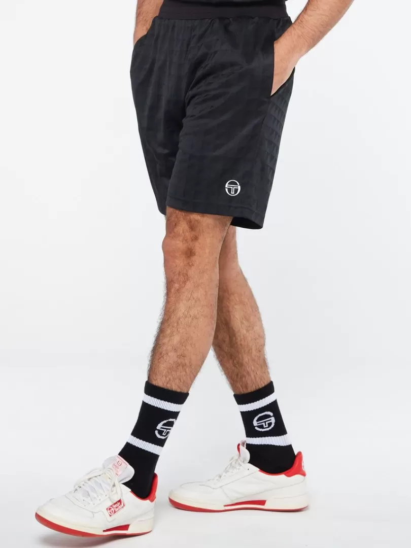 Sergio Tacchini Shorts And Swim>Geo Short-Black