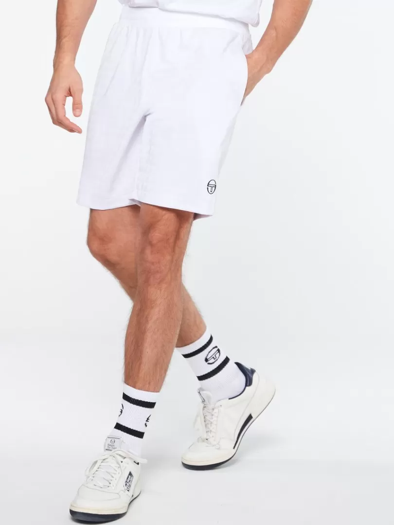 Sergio Tacchini Shorts And Swim>Geo Short-White