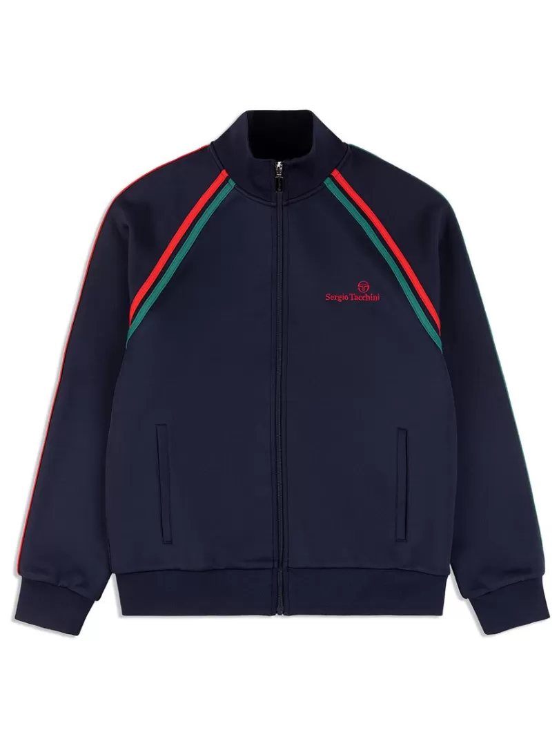 Sergio Tacchini Jackets>Ghibli Track Jacket Archivio- Maritime Blue