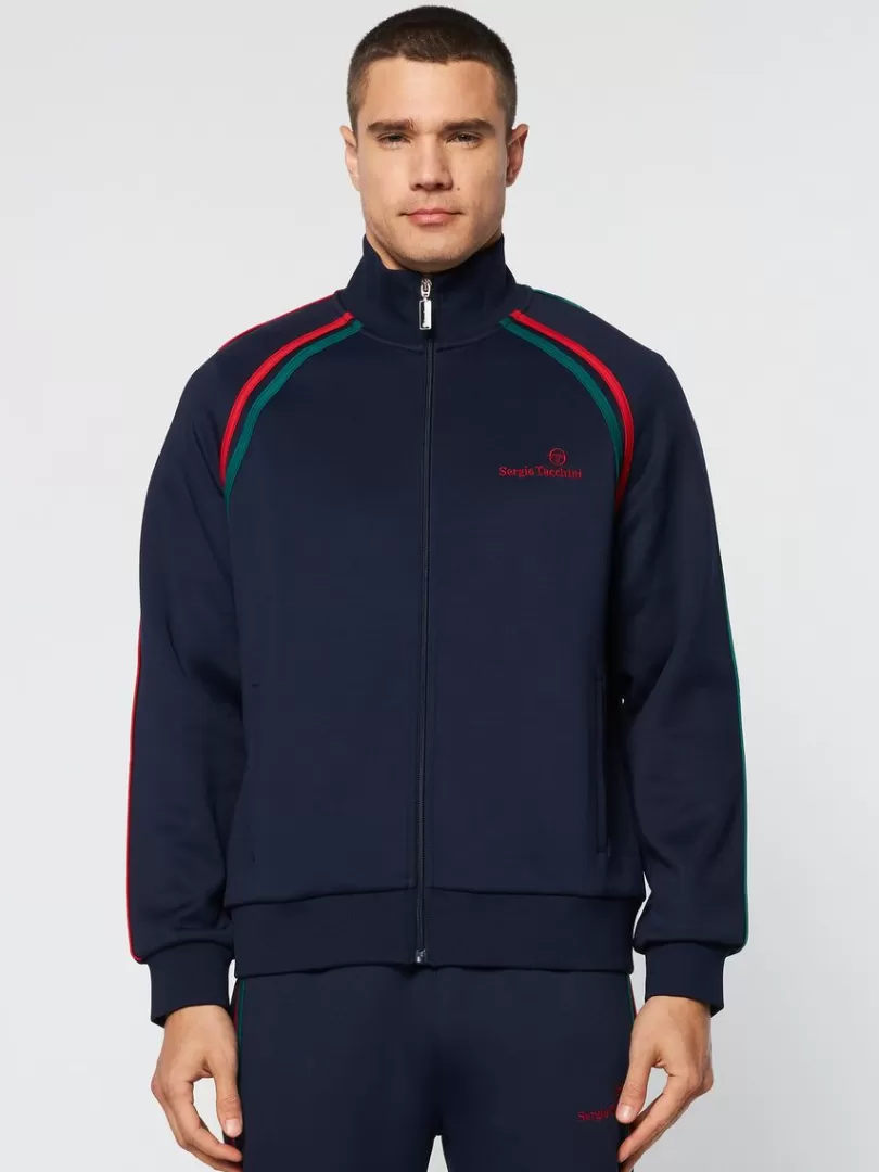 Sergio Tacchini Jackets>Ghibli Track Jacket Archivio- Maritime Blue