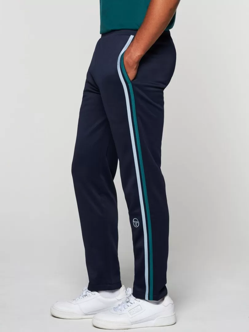 Sergio Tacchini Pants And Sweatpants>Ghibli Track Pant- Maritime Blue/ Gardenia