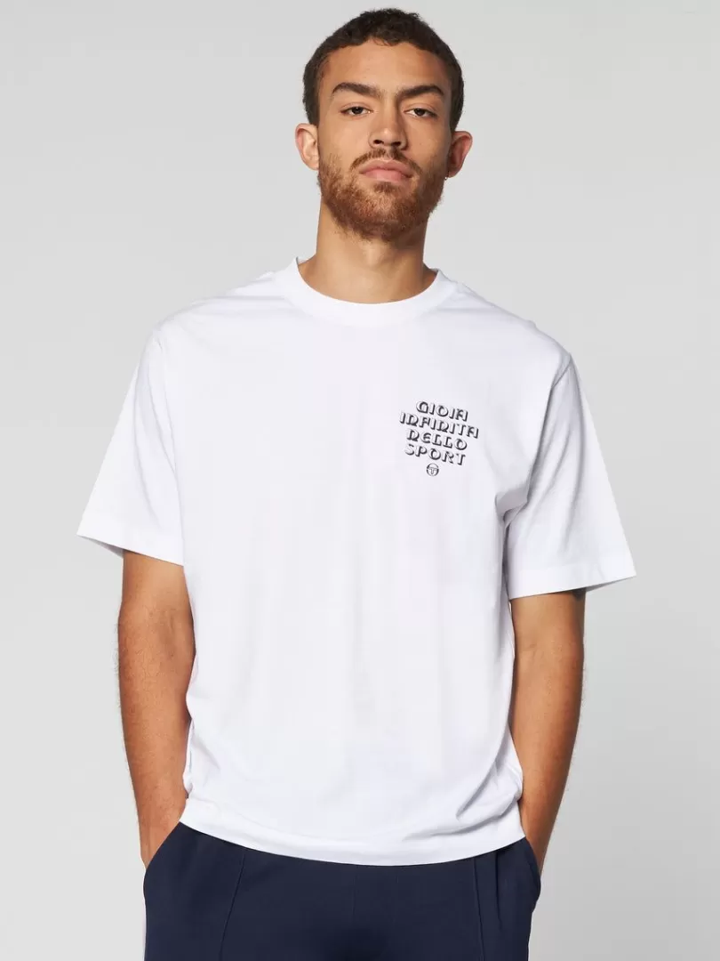 Sergio Tacchini T-Shirts>Gioia T-Shirt- White/ White