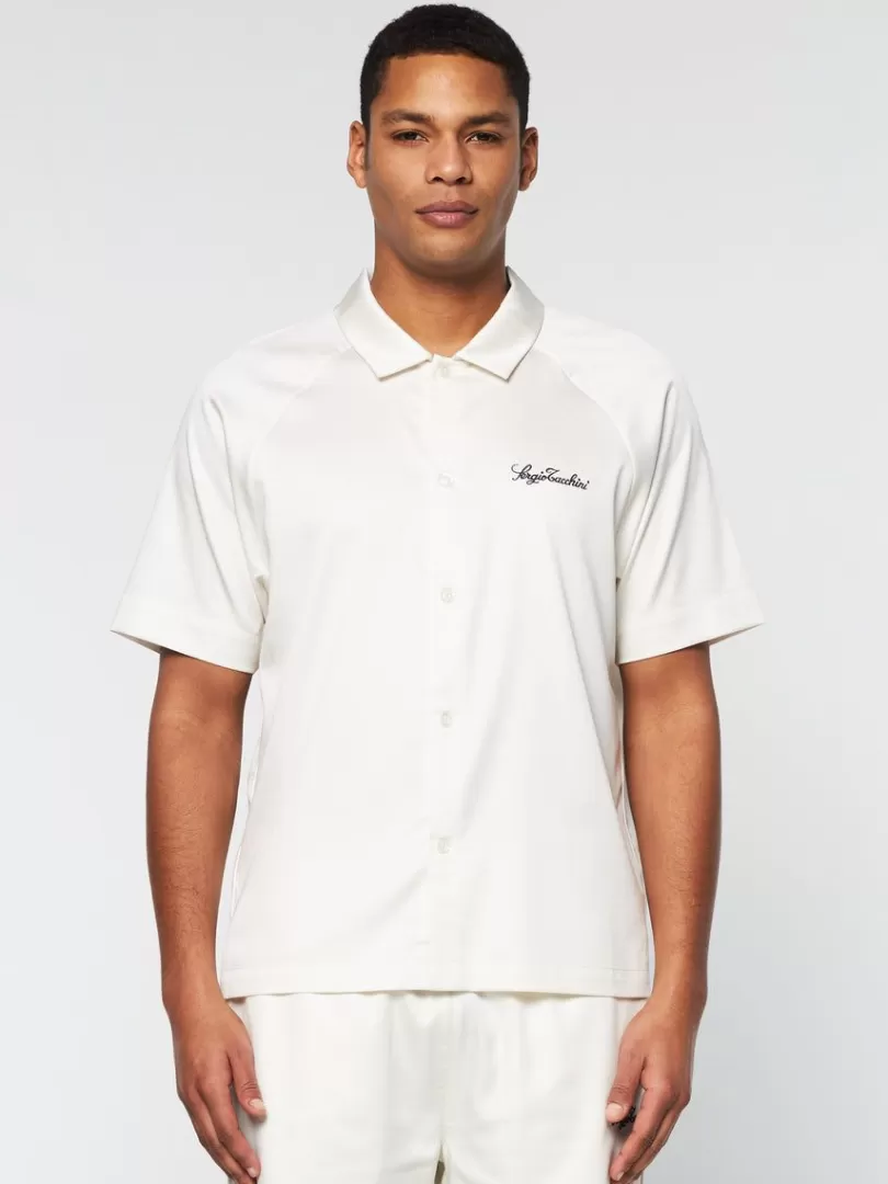 Sergio Tacchini View All>Giorgio Lounge Shirt- Gardenia