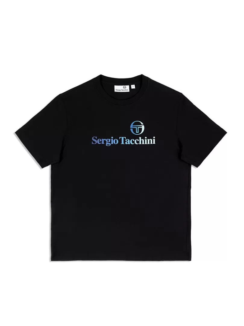 Sergio Tacchini T-Shirts>Gradiennte T-Shirt- Black Beauty