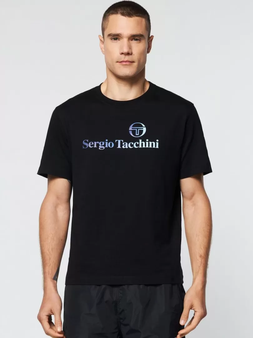 Sergio Tacchini T-Shirts>Gradiennte T-Shirt- Black Beauty