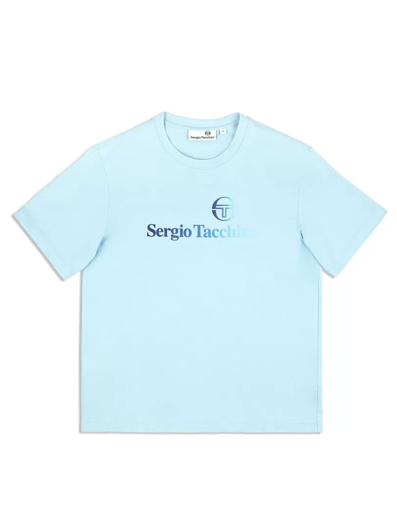 Sergio Tacchini Matching Separates>Gradiennte T-Shirt- Clear Sky