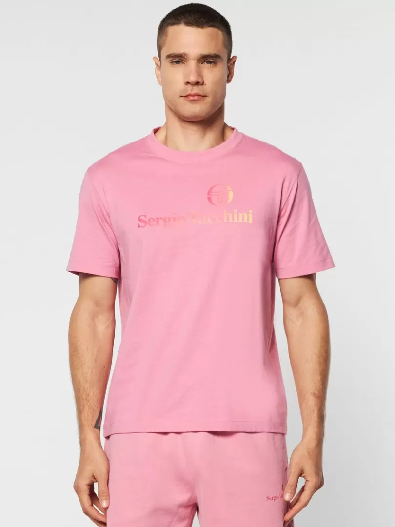 Sergio Tacchini Matching Separates>Gradiennte T-Shirt- Wild Rose