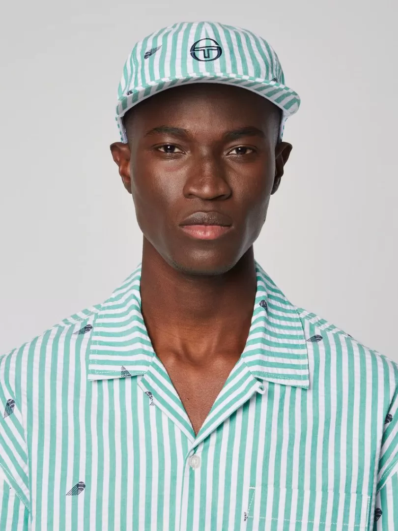 Sergio Tacchini Matching Separates>Granda Baseball Hat- Deep Mint